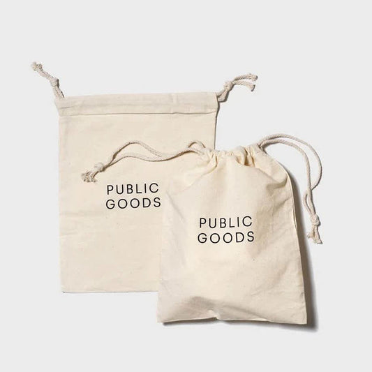 cotton drawstring pouch