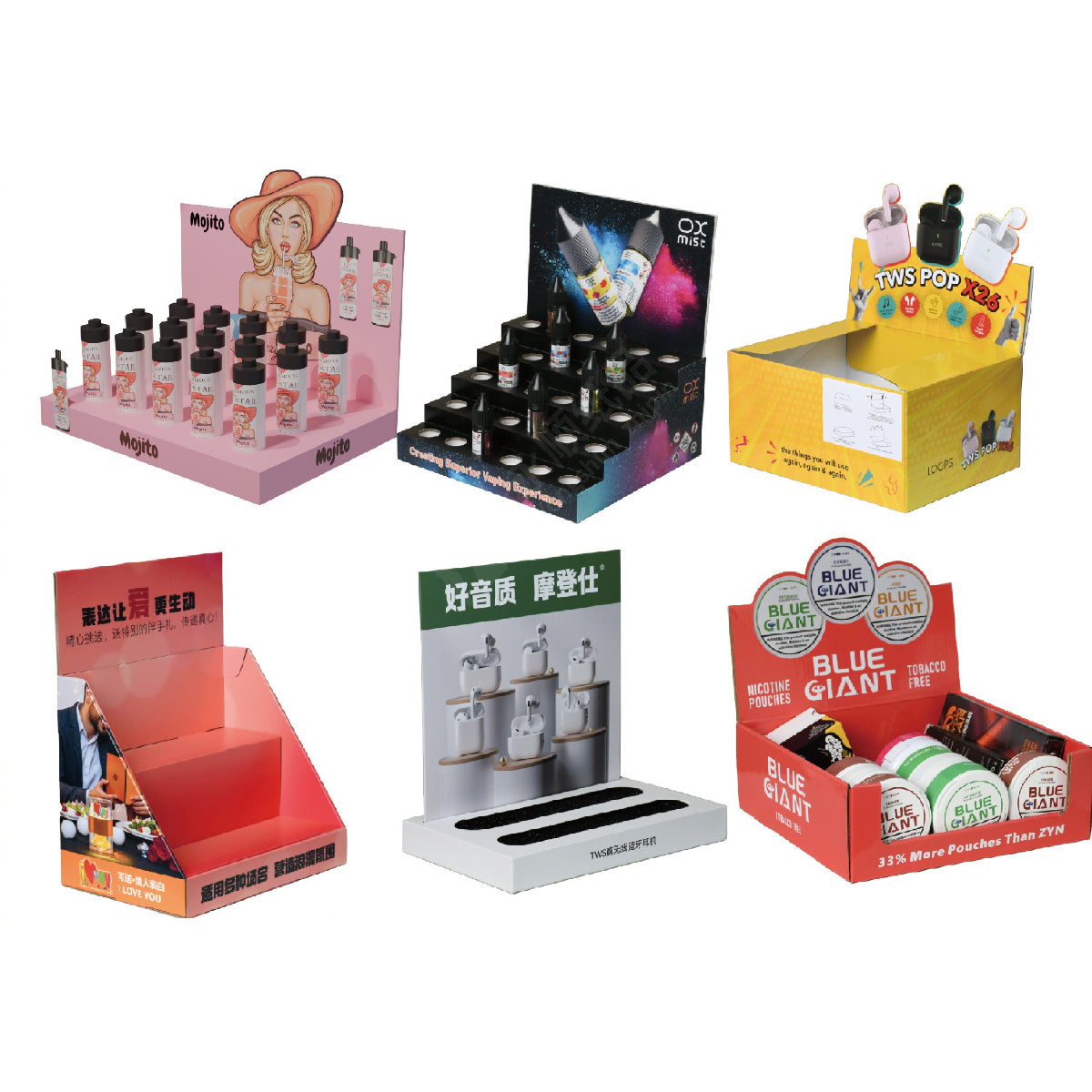 Custom Counter Cardboard Display Boxes | Eco-Friendly POS Packaging ...