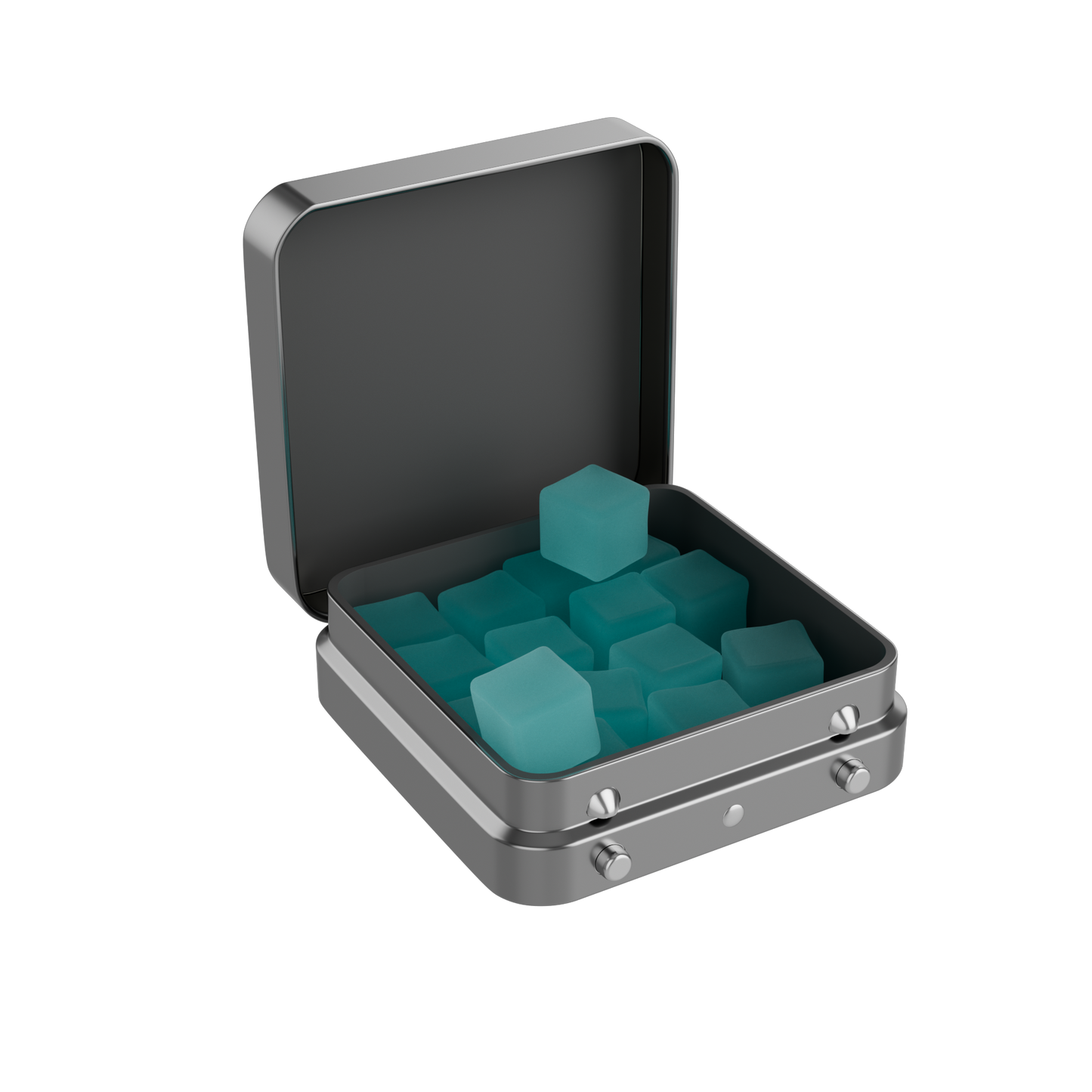 Unique flip top box with safety seal