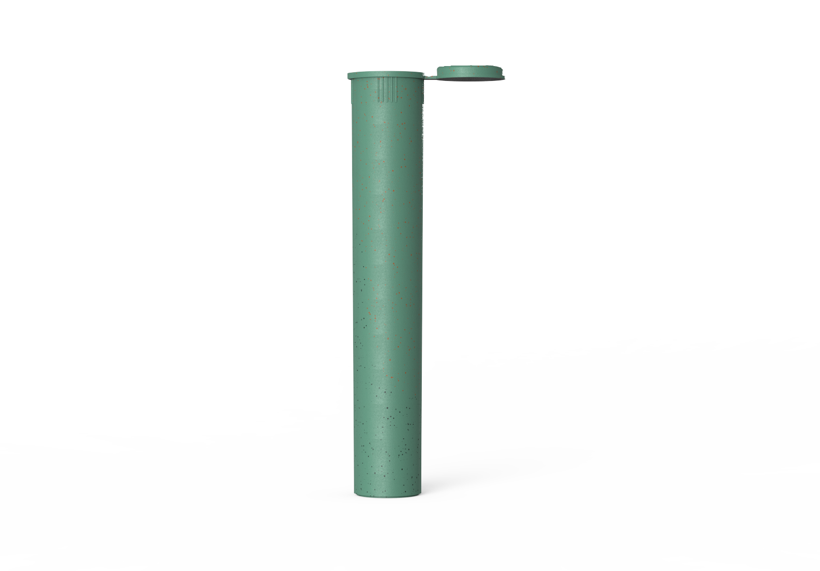 Recyclable pop tube for compliant cannabis packaging
