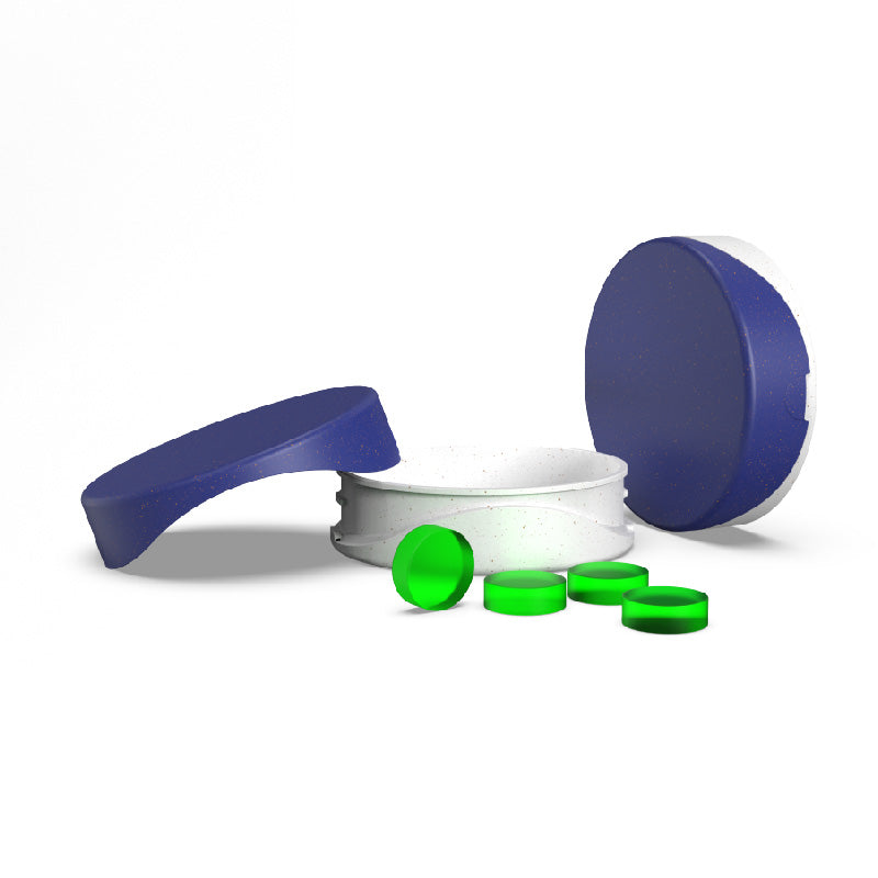 Eco-friendly CR round case with twist-lock closure