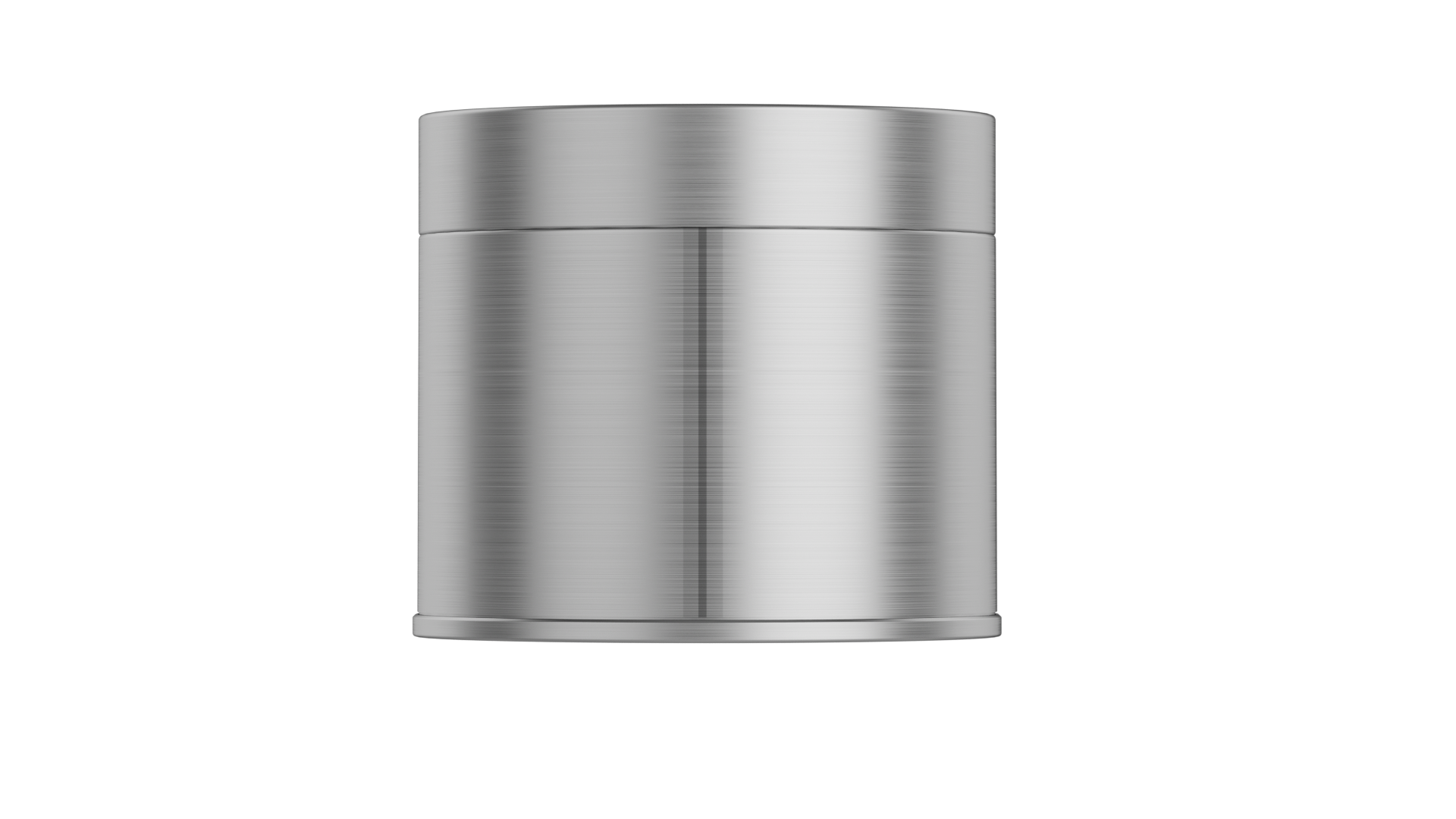 Durable round tin container with child lock