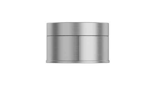 Round push-down twist tin for edibles