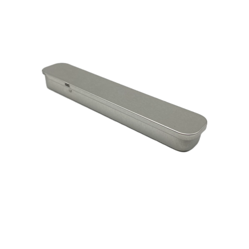 Durable CR tin container for marijuana