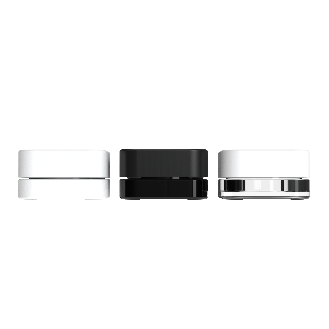 9ml square glass jar with child-resistant twist cap, good for CBD paste.