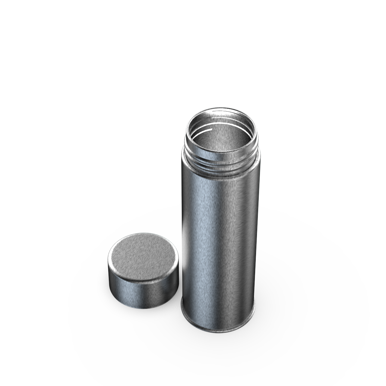  CR round tin with custom logo printing, ideal for pre-roll