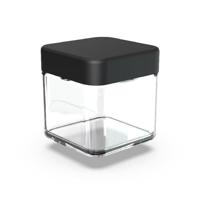 3 oz Square Child-resistant Glass Jar