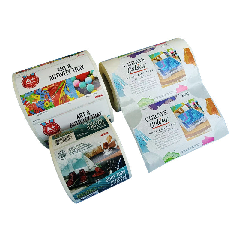High quality printed custom roll labels for fast and accurate bulk labeling