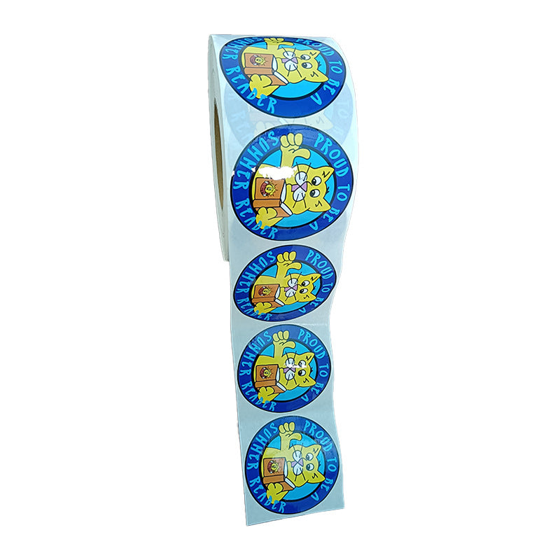 Personalized die-cut stickers perfect for packaging and product branding