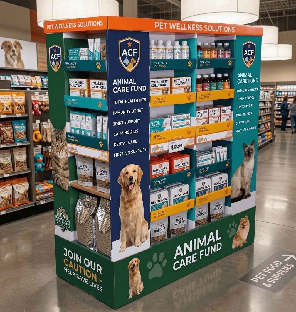 Pet Food Pallet of Cardboard