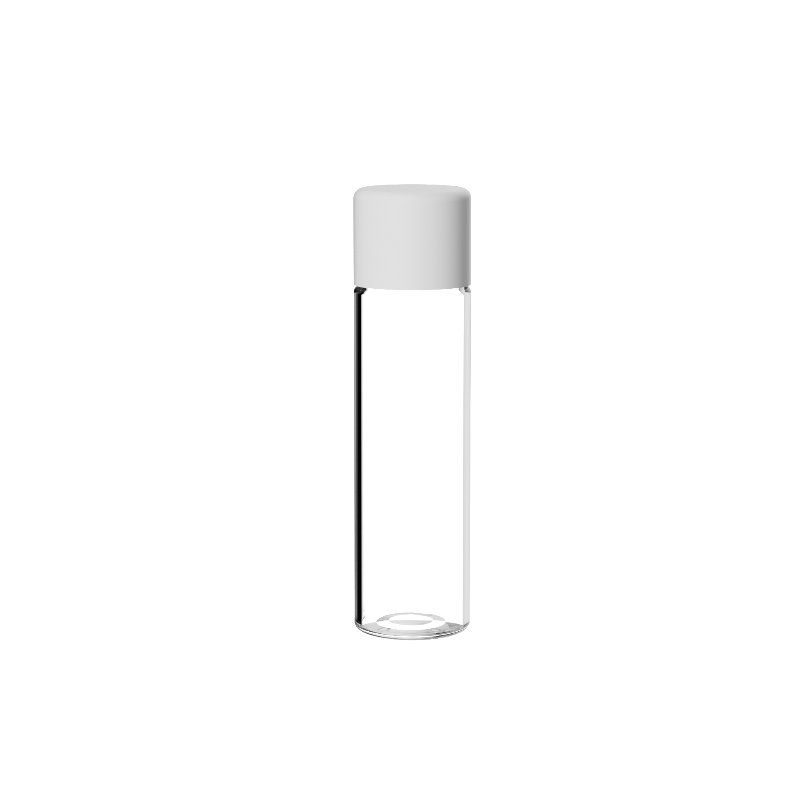 Mini child-resistant glass tube for short joint packaging