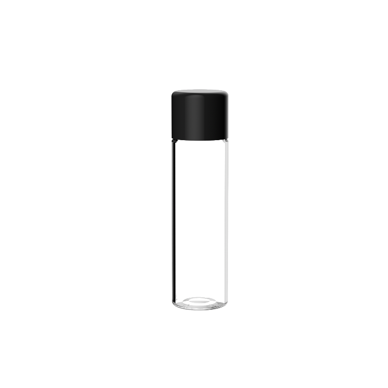 Transparent CR glass tube showing open/close locking mechanism