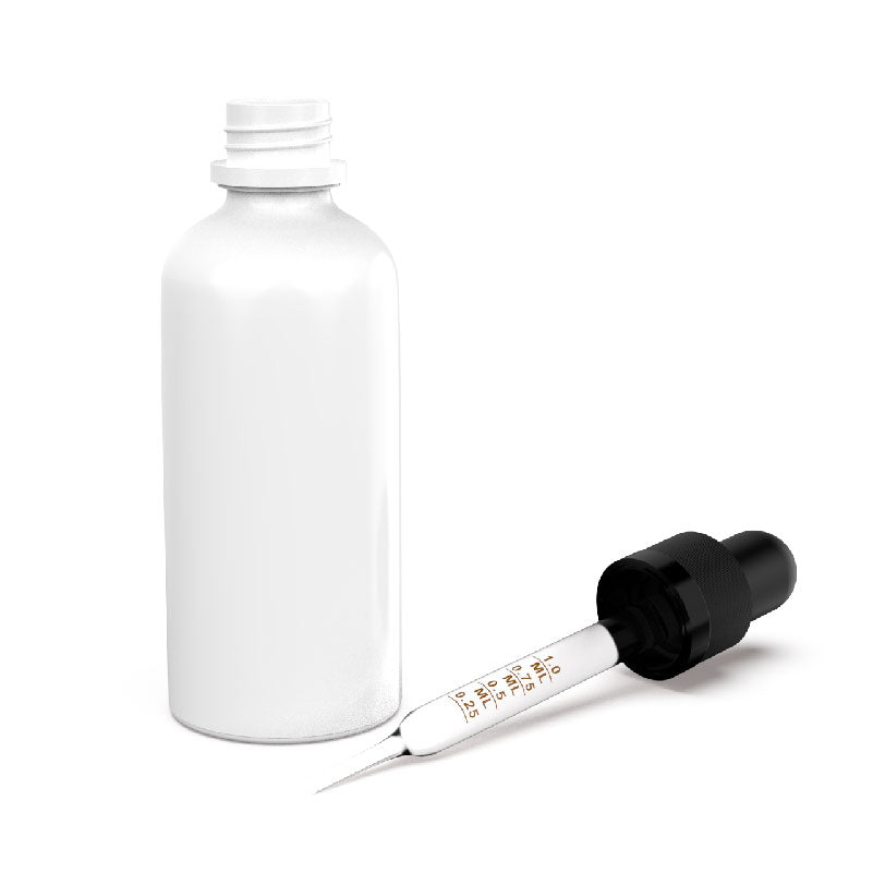 child-resistant tincture bottle for light-sensitive cannabis formulations.