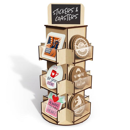 Wooden Display Stands – Retail Display & Home Organizer – Cosource